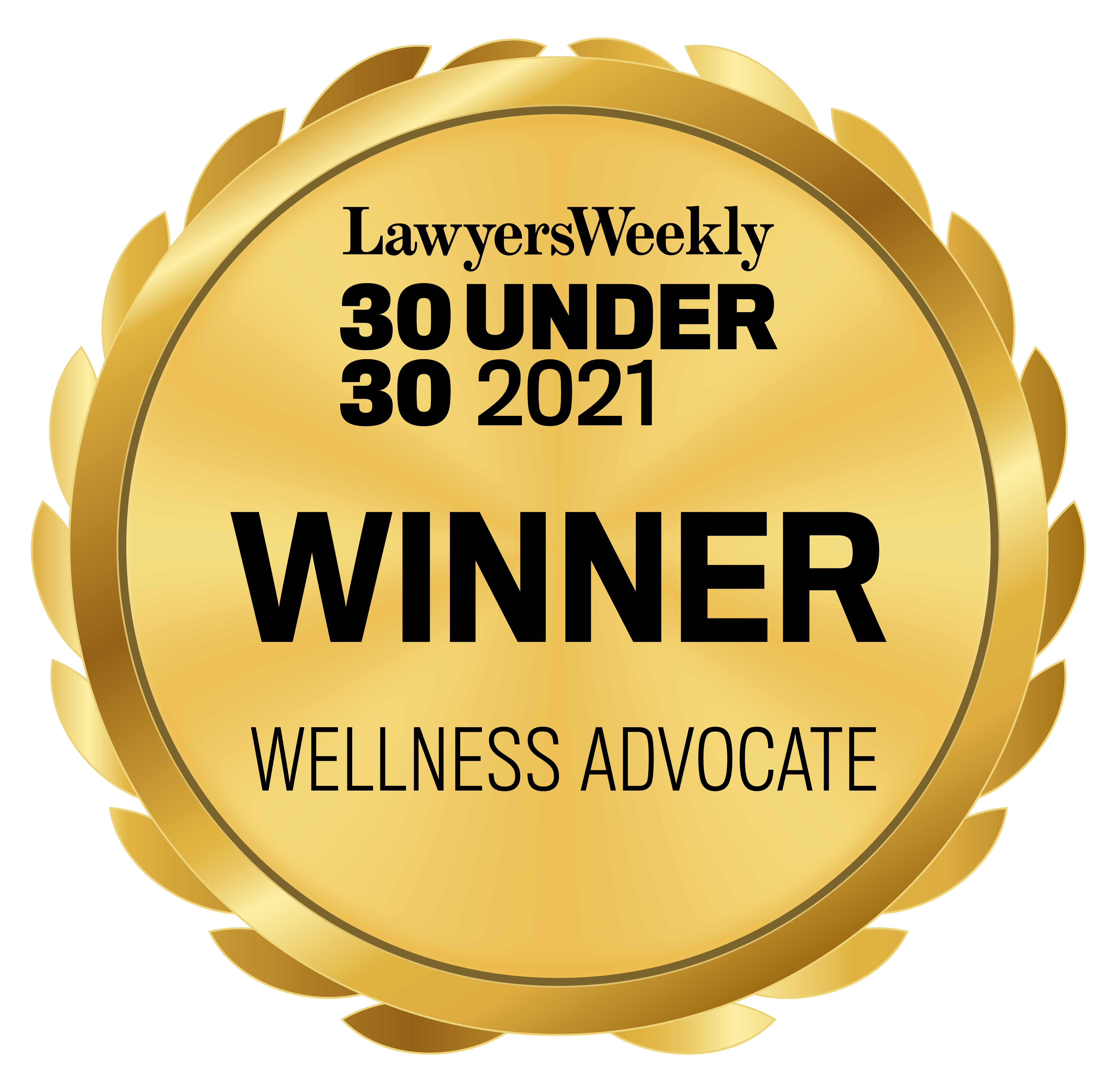 https://legalite.com.au/wp-content/uploads/2023/01/LW30U30_2021_Seal_Winner__Wellness-Advocate-Lauren.png